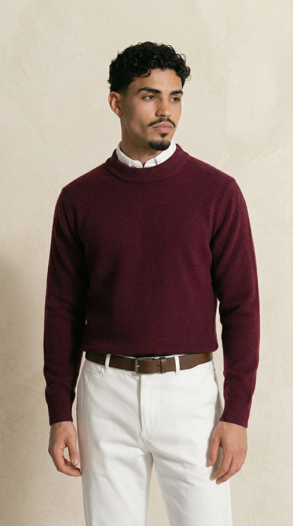 The Burgundy Knit Set - Venora