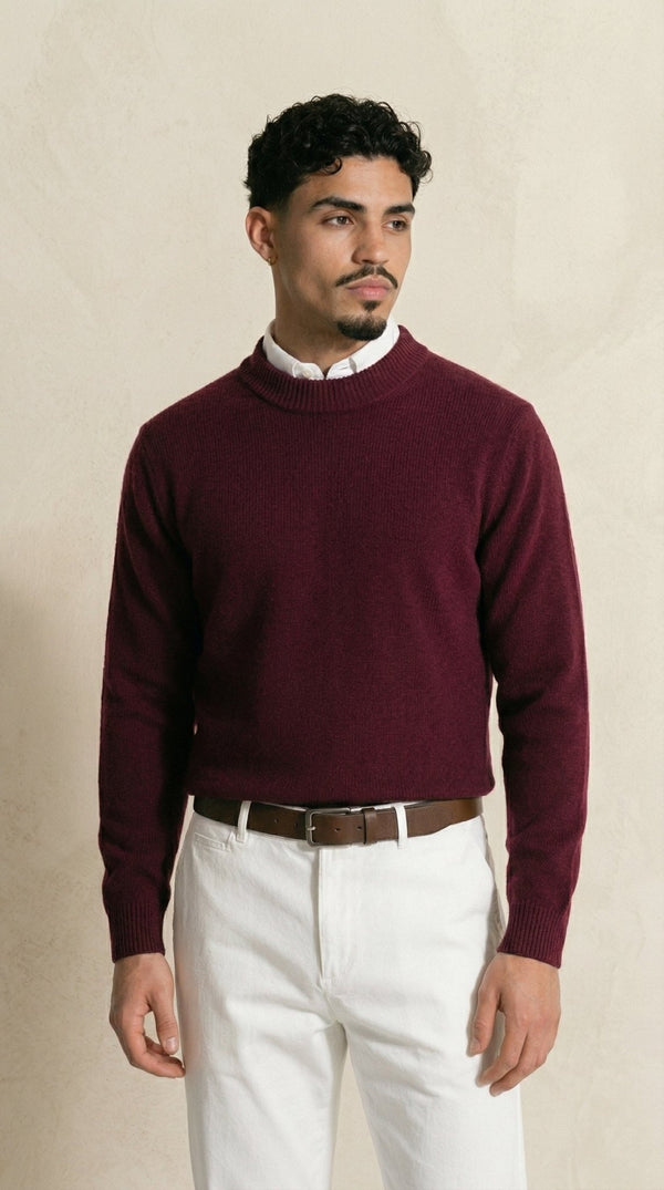 The Burgundy Knit Set - Venora