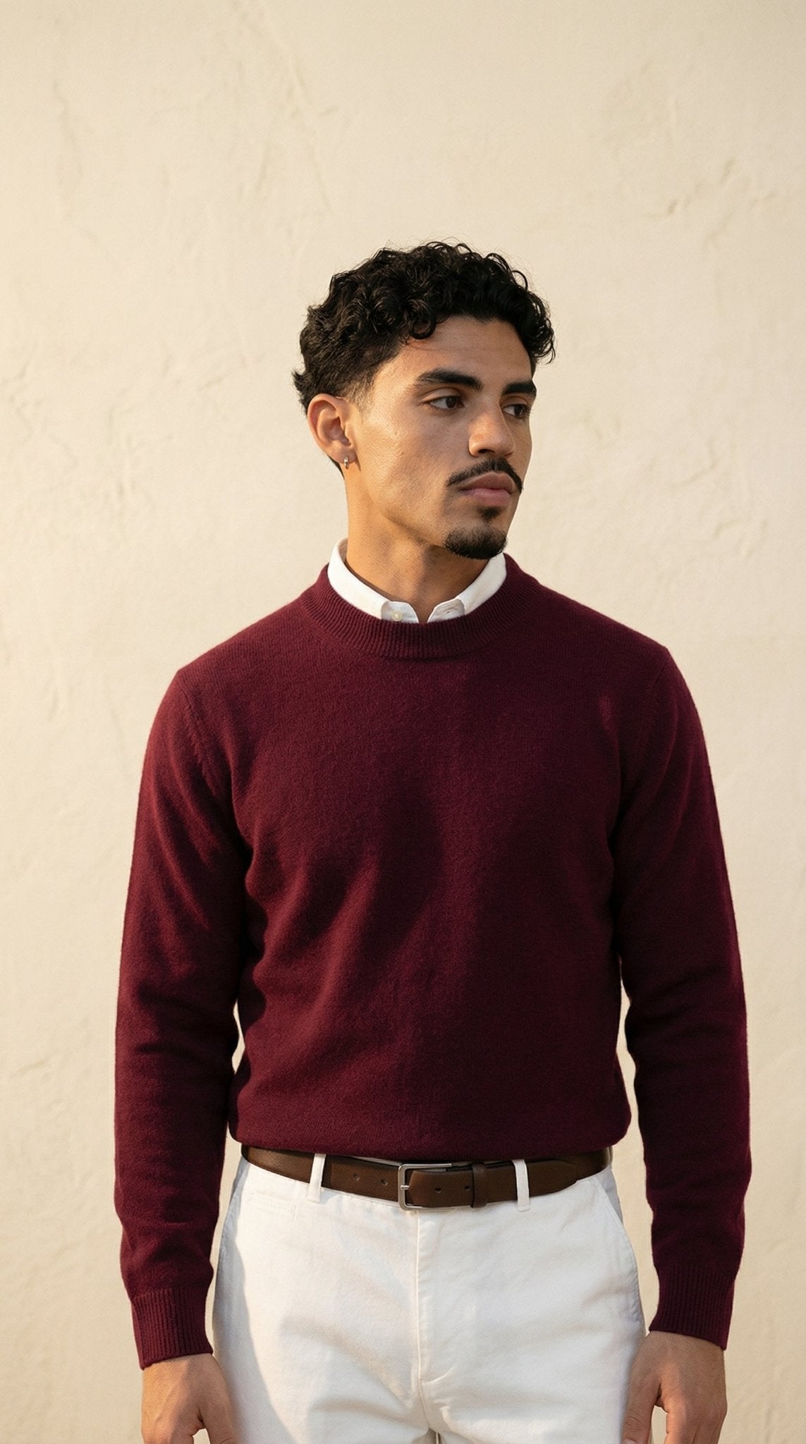 The Burgundy Knit Set - Venora