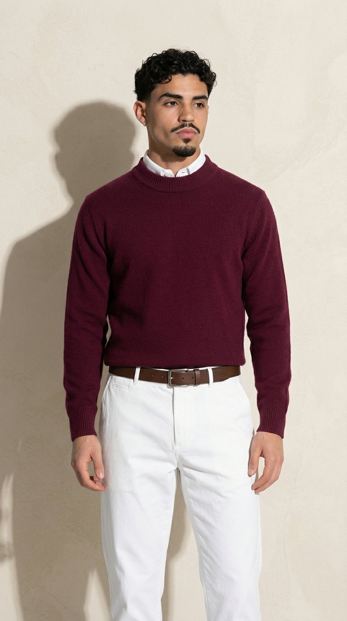 The Burgundy Knit Set - Venora